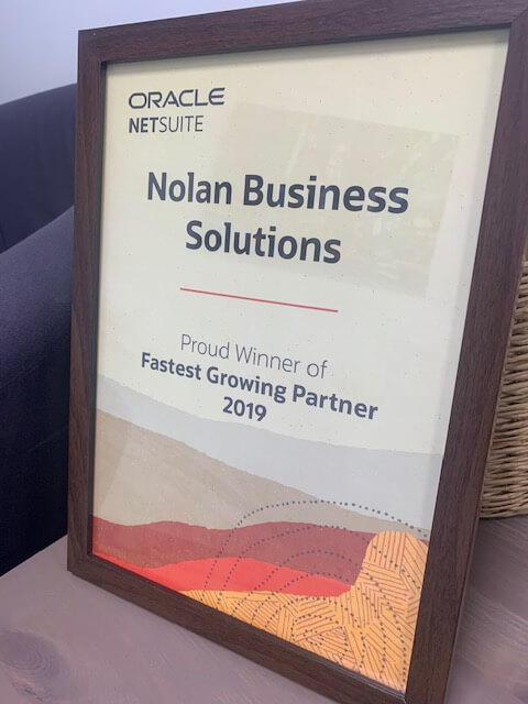 NetSuite Awards for Nolan Business Solutions