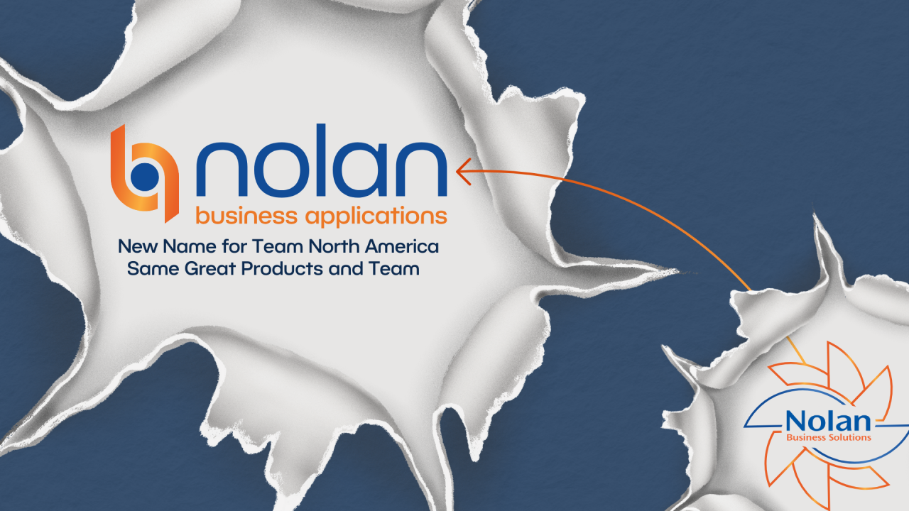 Nolan Business Solutions Unveils New Identity by Transforming the US Division into Nolan Business Applications