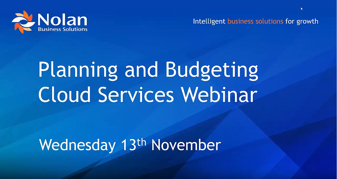 Planning and Budgeting Cloud Service Demo